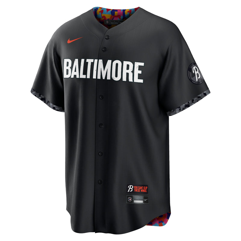 Baltimore Orioles Nike City Connect Custom Jersey - Black