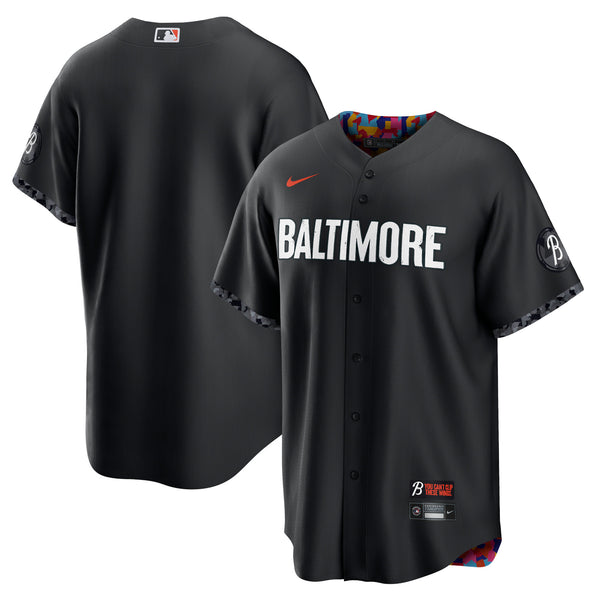 Baltimore Orioles Nike City Connect Custom Jersey - Black