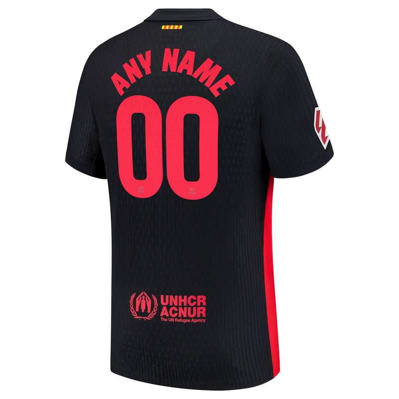 Barcelona Nike 2024/25 Away Custom Jersey - Black