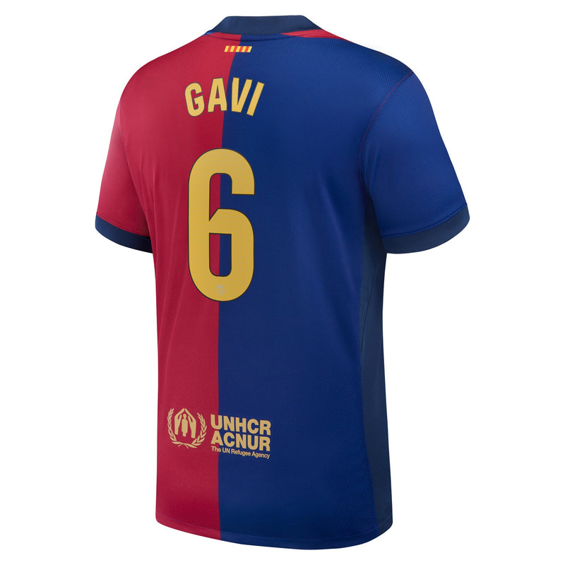 Barcelona Nike 2024/25 Home Player Gavi 6 Jersey - Royal