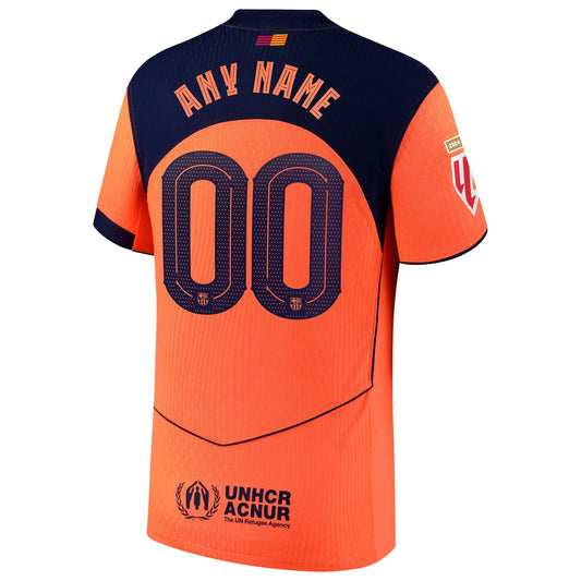 Barcelona  Third Custom Jersey   Orange 2025–26 Premium Fan Edition Soccer Jersey - Orange