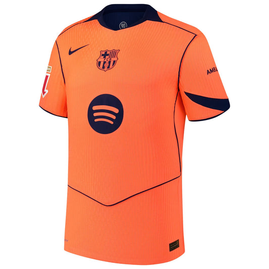 Barcelona  Third Jersey 2025–26 Premium Fan Edition Soccer Jersey - Orange