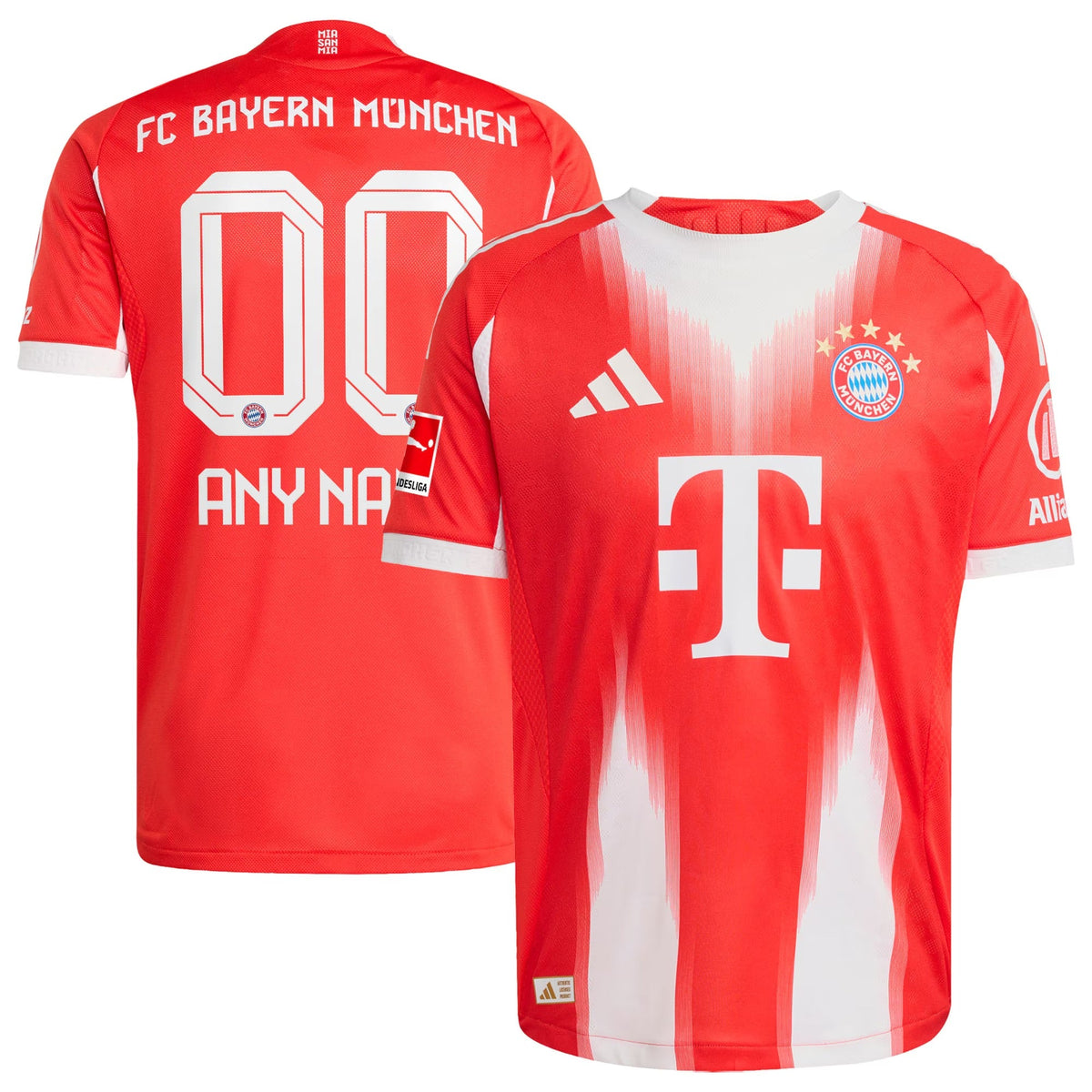 Bayern Munich adidas 2025/26 Home Customized Jersey - Red