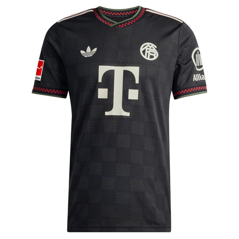 Bayern Munich  Third Custom Jersey   Black 2025–26 Premium Fan Edition Soccer Jersey - Black