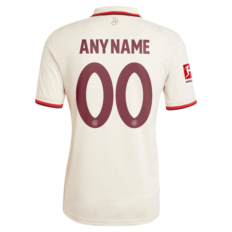 Bayern Munich adidas Shirt 2024/25 Third Customized Jersey - Cream