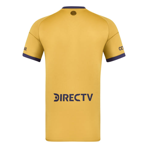 Boca Juniors  Away Custom Jersey   Yellow 2025–26 Premium Fan Edition Soccer Jersey - Yellow