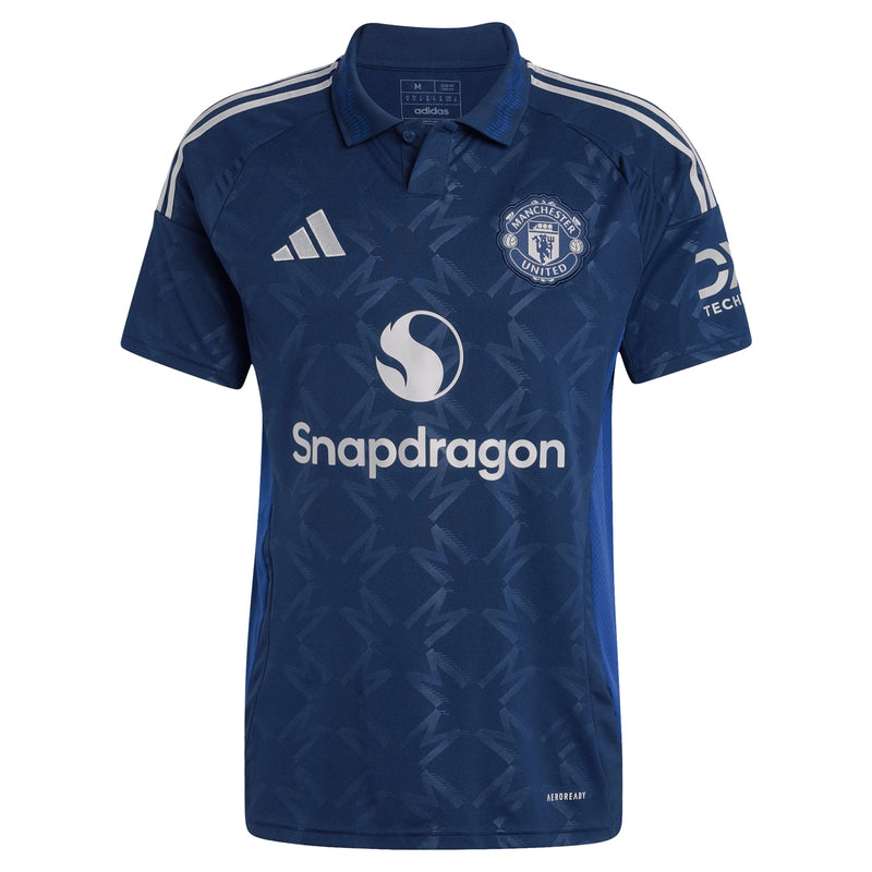 Bruno Fernandes Manchester United adidas 2024/25 Away Player Jersey - Navy