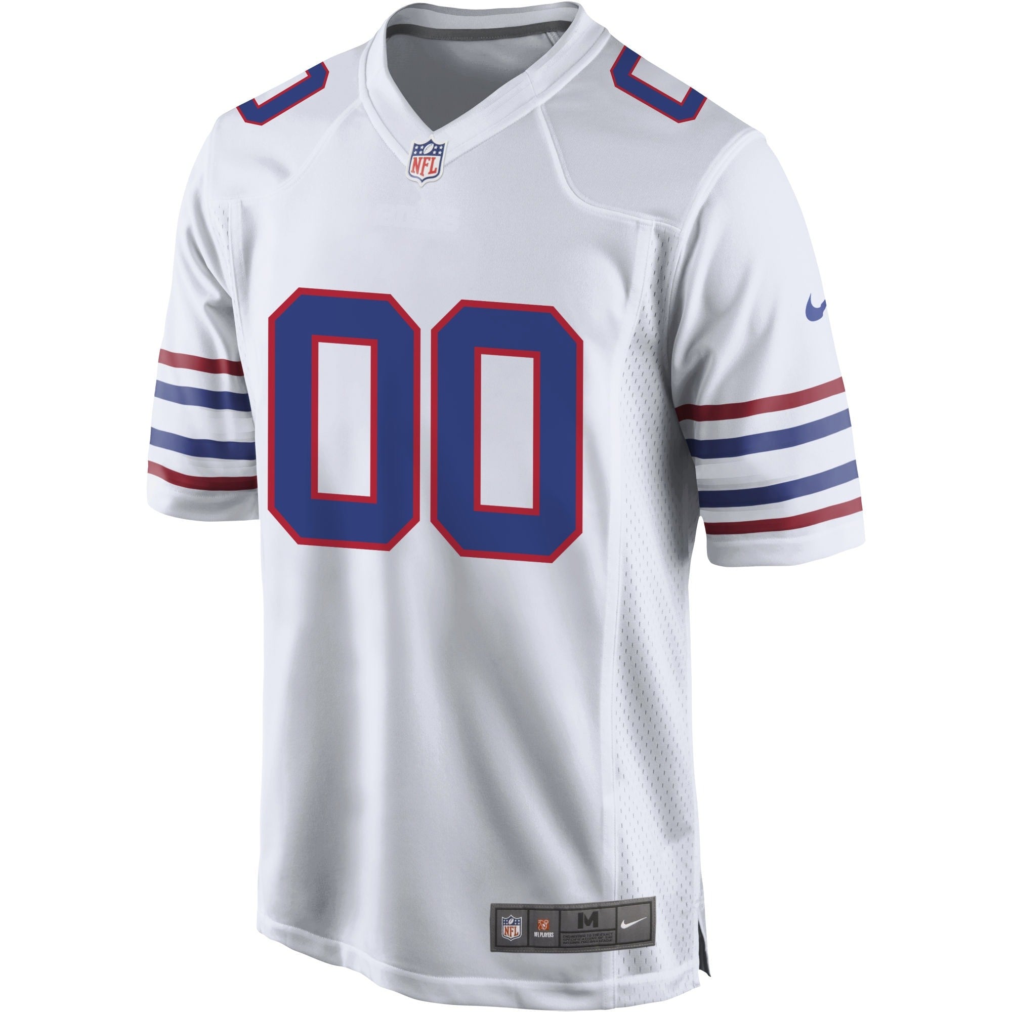 Buffalo Bills Official-Nike Alternate Custom Game Jersey - White