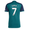Bukayo Saka Arsenal Adidas 2023/24 Third Player Jersey - Green