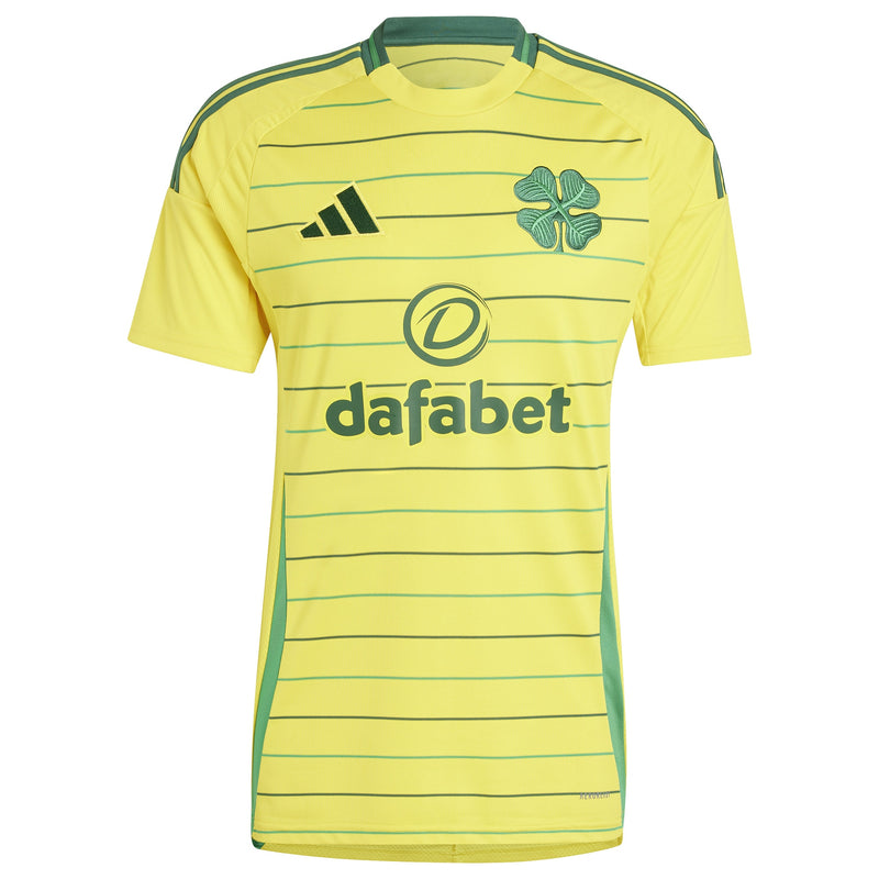 Celtic adidas Shirt 2024/2025 Away Custom Jersey - Yellow