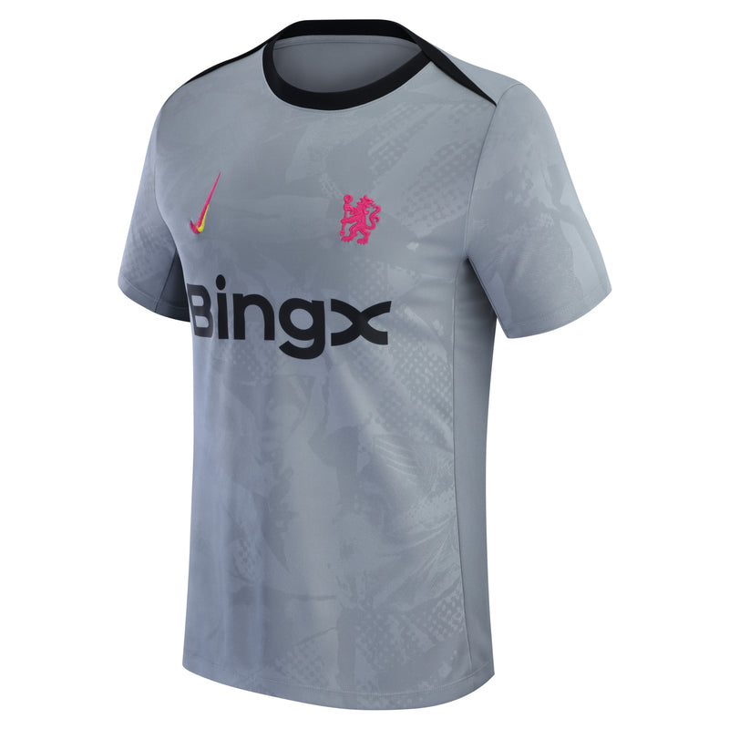 Chelsea Nike 2024/25 Third Academy Pro Pre-Match Top - Gray