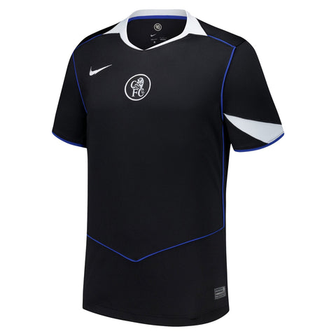 Chelsea  Third Custom Jersey   Black 2025–26 Premium Fan Edition Soccer Jersey - Black