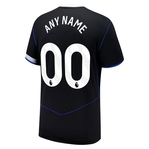 Chelsea  Third Custom Jersey   Black 2025–26 Premium Fan Edition Soccer Jersey - Black