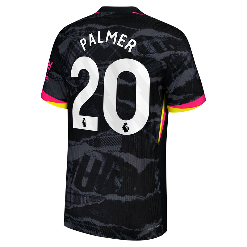 Chelsea Nike Dri Fit Adv Third Match Shirt 2024-25 with Palmer 20 printing Jersey - Black