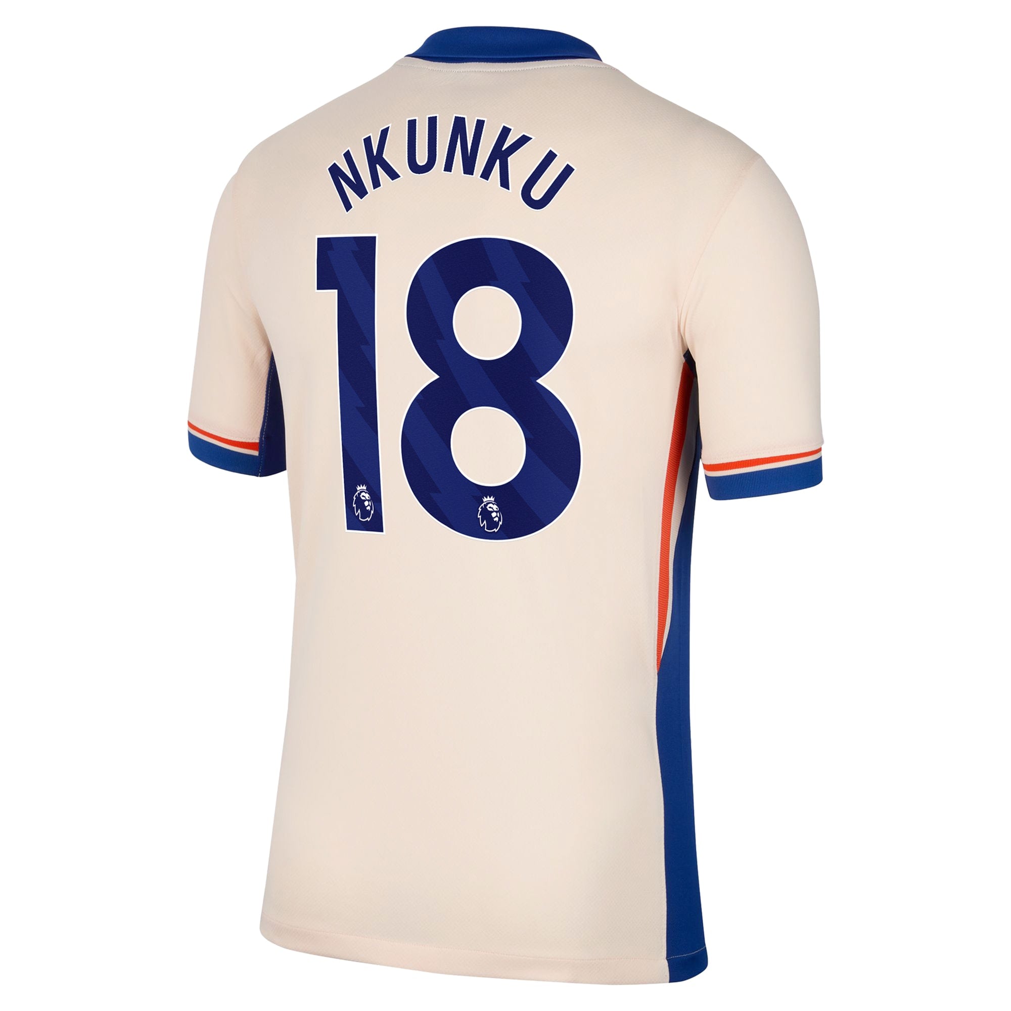 Christopher Nkunku 18 Chelsea Nike 2024/25 Away Player Jersey - Orange