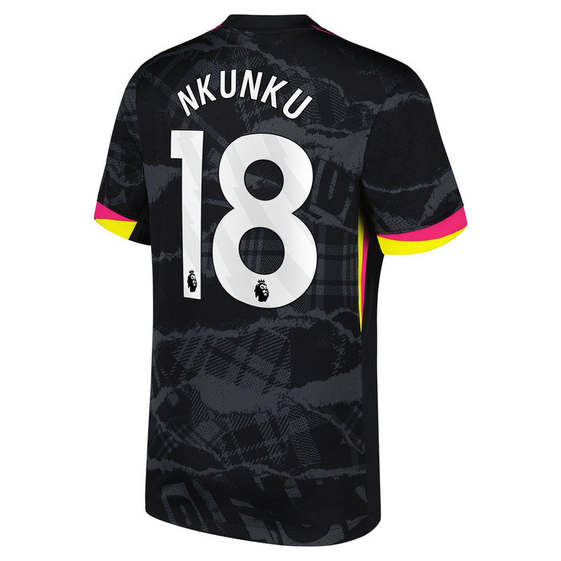 Christopher Nkunku Shirt Chelsea Nike 2024/25 Third Player Jersey - Anthracite