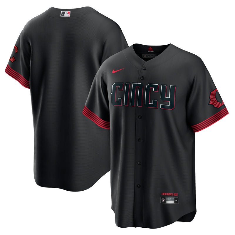 Cincinnati Reds Nike City Connect Custom Jersey - Black