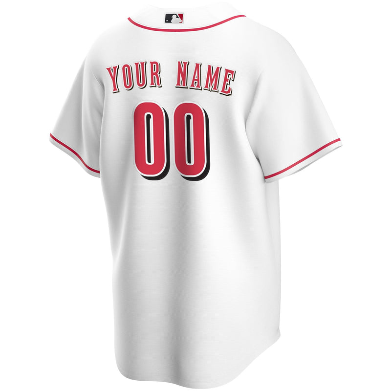 Cincinnati Reds Nike Home Custom Jersey - White