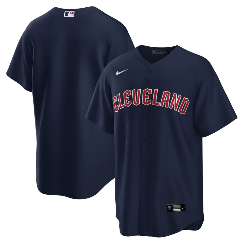 Cleveland Guardians Nike Alternate Custom Jersey - Navy