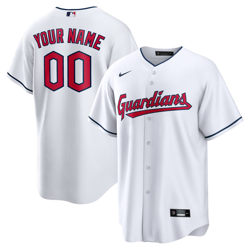 Cleveland Guardians Nike Custom Jersey - White