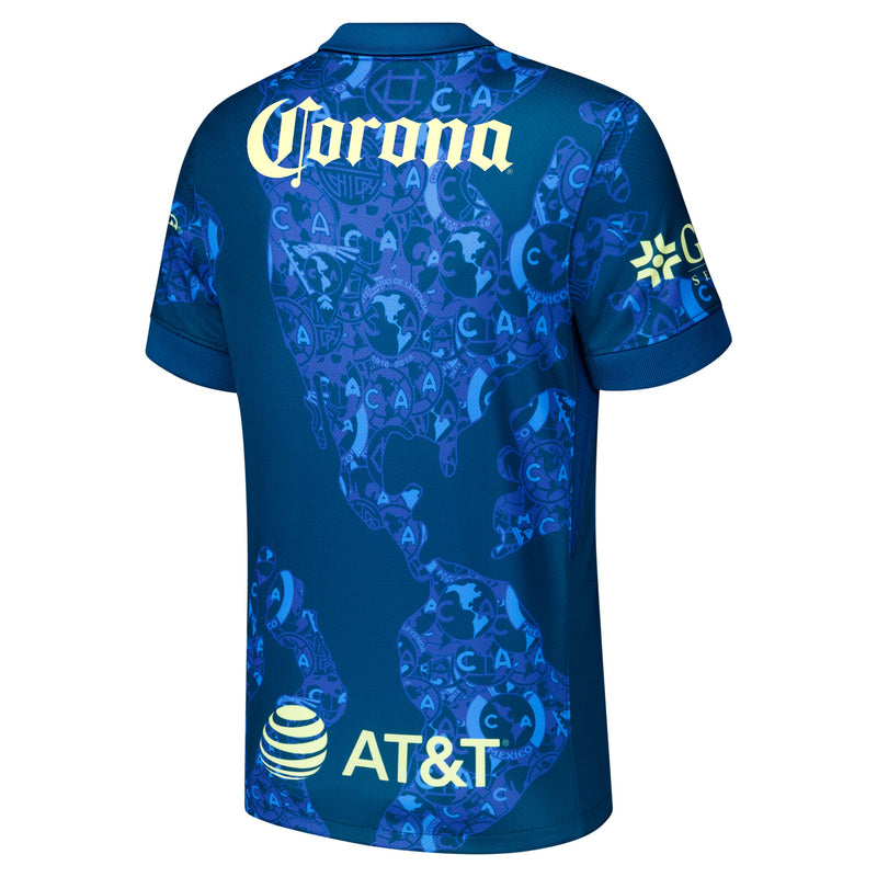 Club America Nike 2024/25 Shirt Away Custom Jersey - Blue