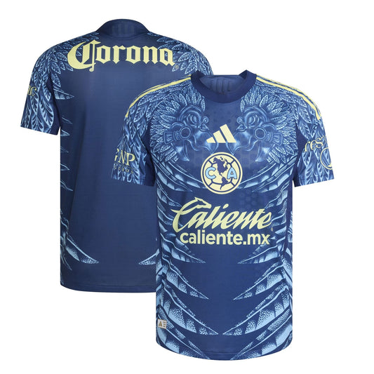 Club America adidas 2025/26 Away Custom Jersey - Navy