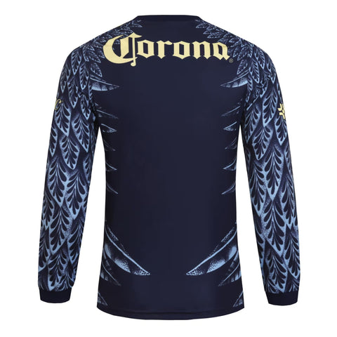 Club America  Away Long Sleeve Jersey   Navy 2025–26 Premium Fan Edition Soccer Jersey - Navy