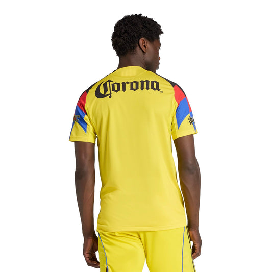 Club America adidas 2025/26 Home Custom Jersey - Yellow
