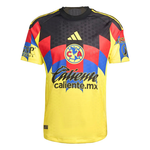 Club America adidas 2025/26 Home Custom Jersey - Yellow