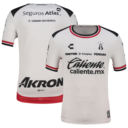 Club Atlas Charly  Away Jersey   Gray 2025–26 Premium Fan Edition Soccer Jersey - Gray