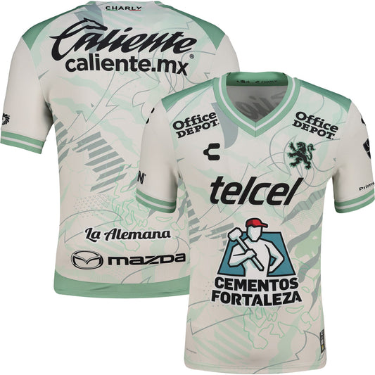 Club Leon Charly  Away Authentic Jersey   Gray 2025–26 Premium Fan Edition Soccer Jersey - Gray