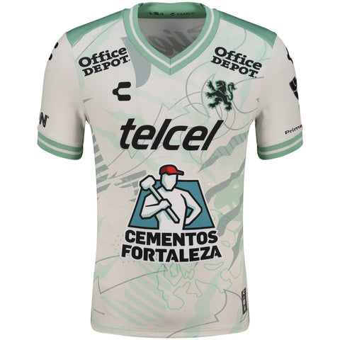 Club Leon Charly  Away Authentic Jersey   Gray 2025–26 Premium Fan Edition Soccer Jersey - Gray