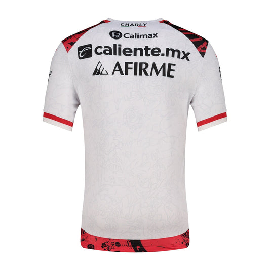 Club Tijuana Charly  Away Authentic Jersey   White 2025–26 Premium Fan Edition Soccer Jersey - White