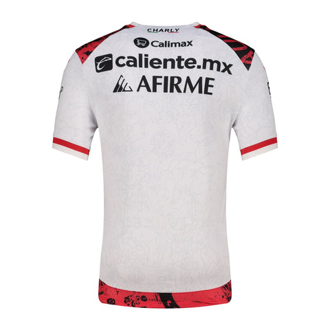 Club Tijuana Charly  Away Authentic Jersey   White 2025–26 Premium Fan Edition Soccer Jersey - White