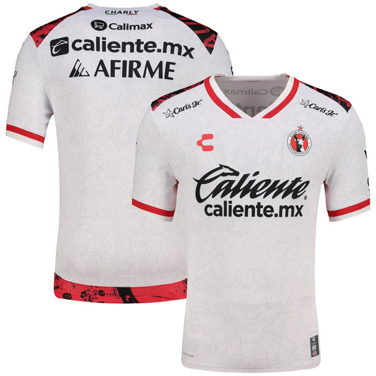 Club Tijuana Charly  Away Authentic Jersey   White 2025–26 Premium Fan Edition Soccer Jersey - White