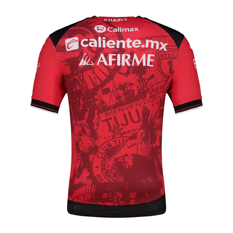 Club Tijuana Charly  Home Authentic Jersey   Red 2025–26 Premium Fan Edition Soccer Jersey - Red