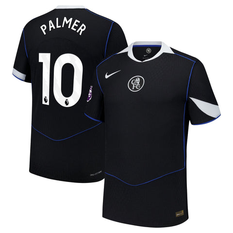 Cole Palmer Chelsea  Third Player Jersey   Black 2025–26 Premium Fan Edition Soccer Jersey - Black