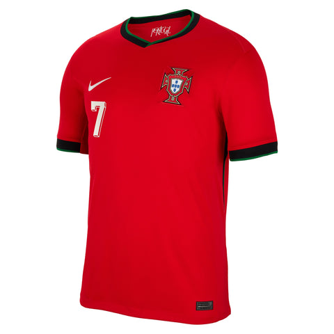 Cristiano Ronaldo 7 Portugal National Team Nike 2024 Home Authentic Jersey - Red