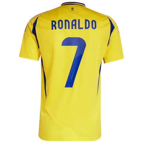 Cristiano Ronaldo Al-Nassr FC adidas Authentic 2024/2025 Home Player Jersey - Yellow (Copy)