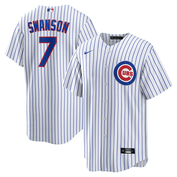 Dansby Swanson Chicago Cubs Nike Player Jersey - White