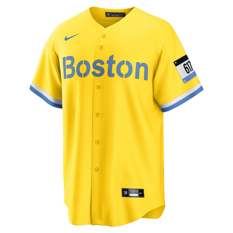 David Ortiz Boston Red Sox Nike Retired Player City Connect Jersey - Gold