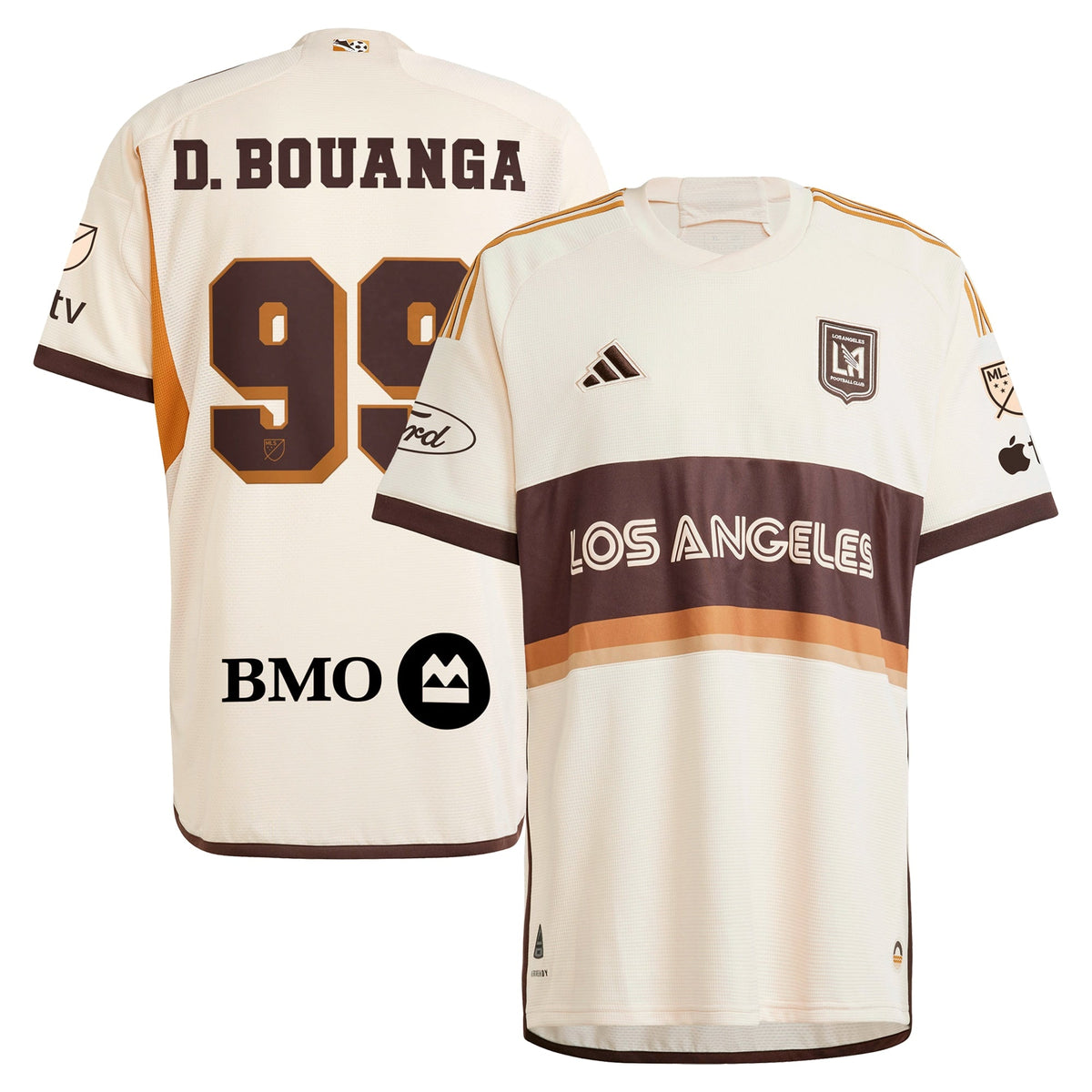 Denis Bouanga LAFC Team 2024 Archive Jersey - Tan