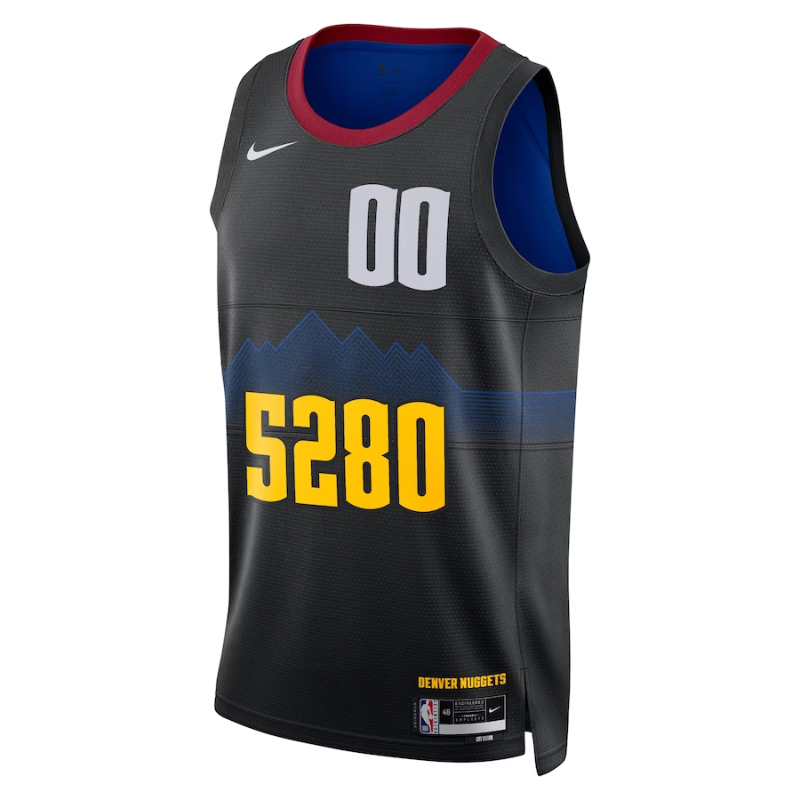 Denver Nuggets Unisex 2023/24 Custom Swingman Jersey - Black - City Edition