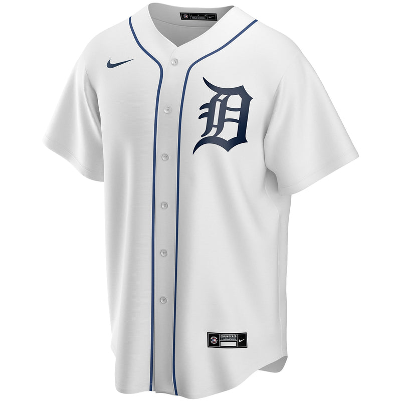 Detroit Tigers Nike Home Custom Jersey - White