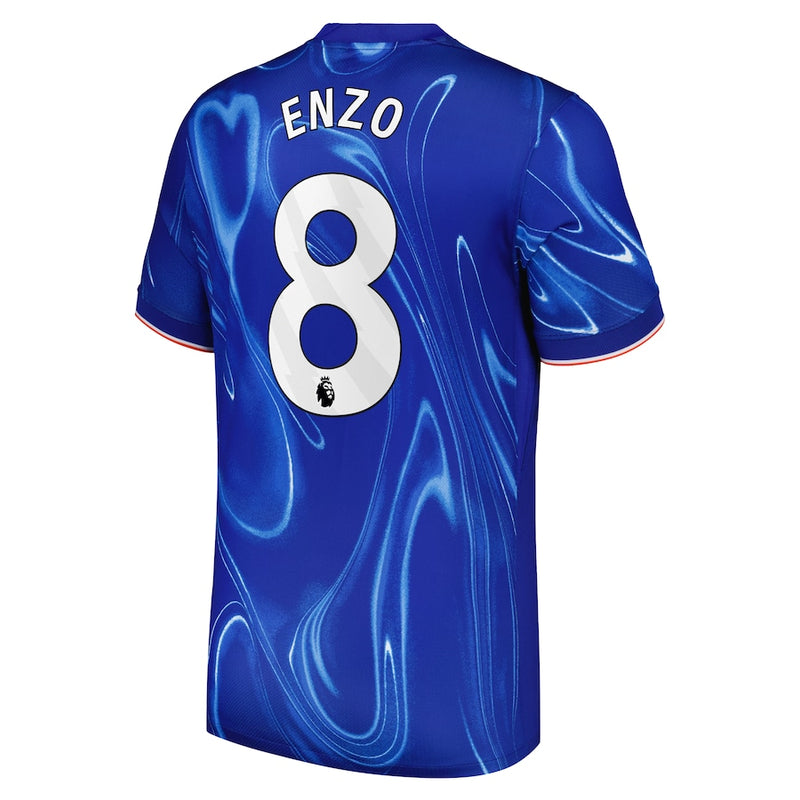 Enzo Fernández 8 Chelsea Nike 2024/25 Home Player Jersey - Blue