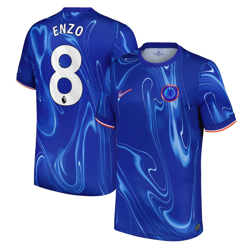 Enzo Fernández 8 Chelsea Nike 2024/25 Home Player Jersey - Blue