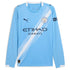 Erling Haaland Manchester City Puma 2025/26 Home Long Sleeve Player Jersey - Sky Blue