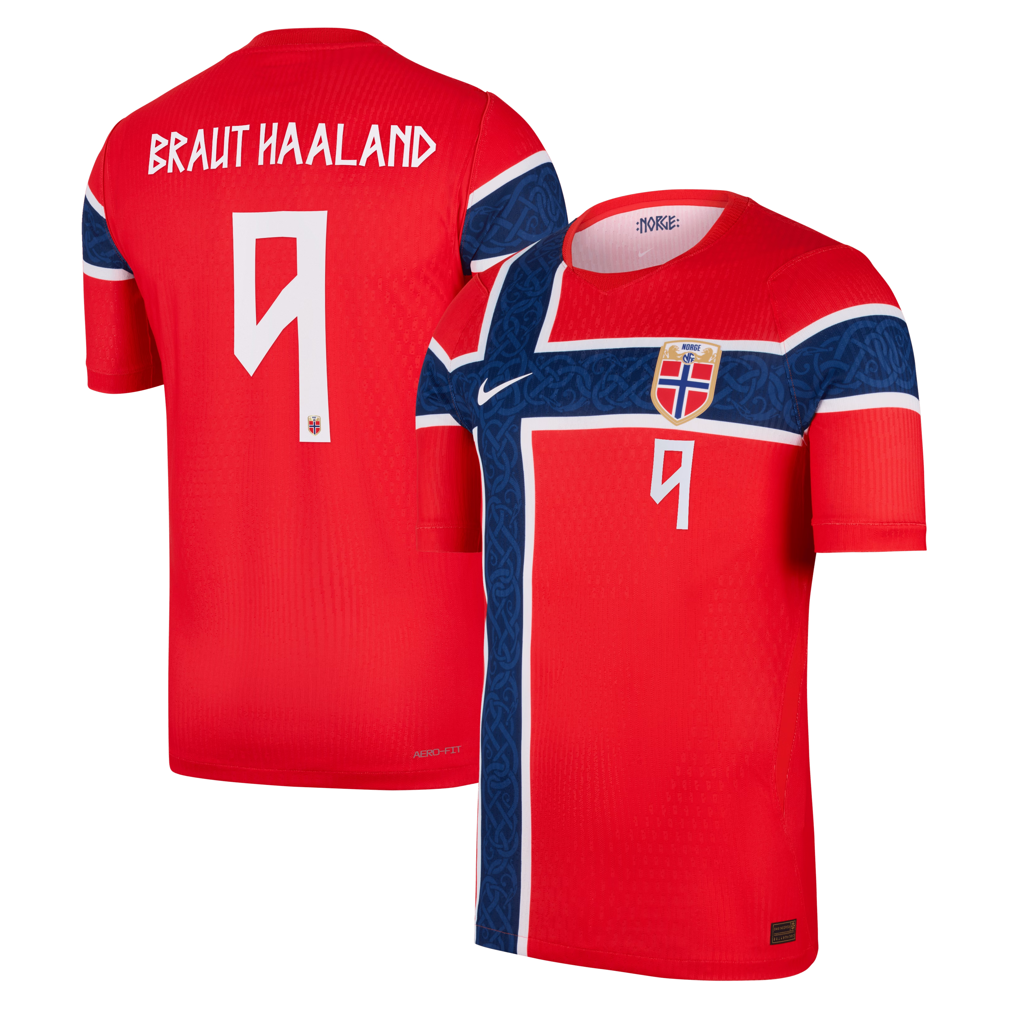 Erling Haaland Norway National Team Nike 2026 Home Match Replica Jersey - Red - Jersey Teams World