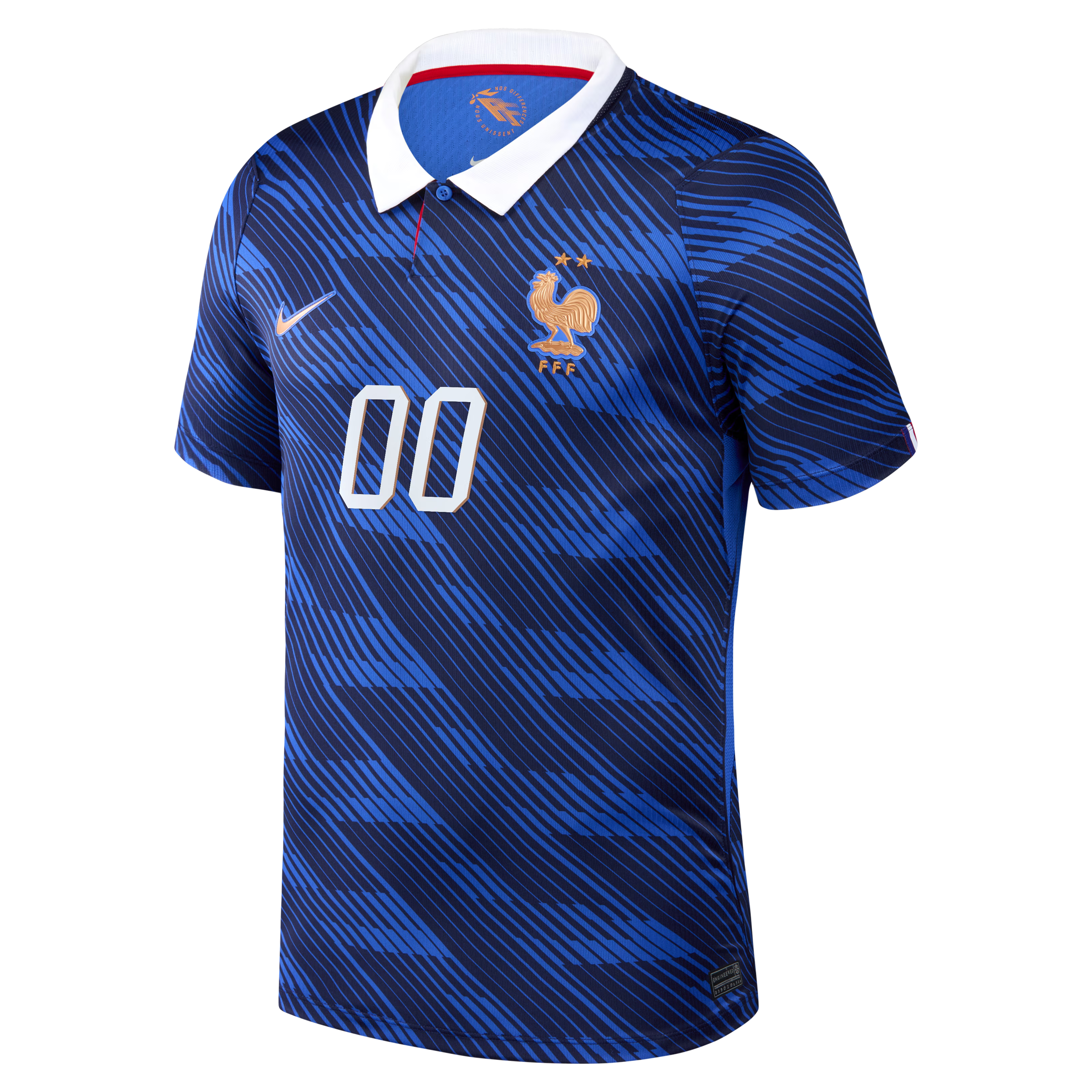 France National Team Official-Nike 2026 Home Stadium Replica Custom Jersey - Blue
