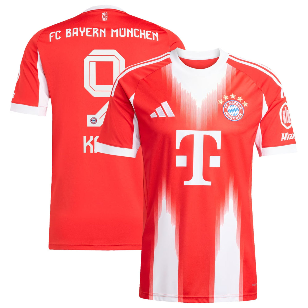 Harry Kane Bayern Munich  Home Jersey   Red 2025–26 Premium Fan Edition Soccer Jersey - Red